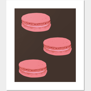 Pink Macarons Posters and Art